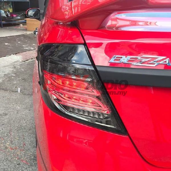 Buy PERODUA BEZZA EClass Style Full Smoke Lens LED Light Bar Tail Lamp